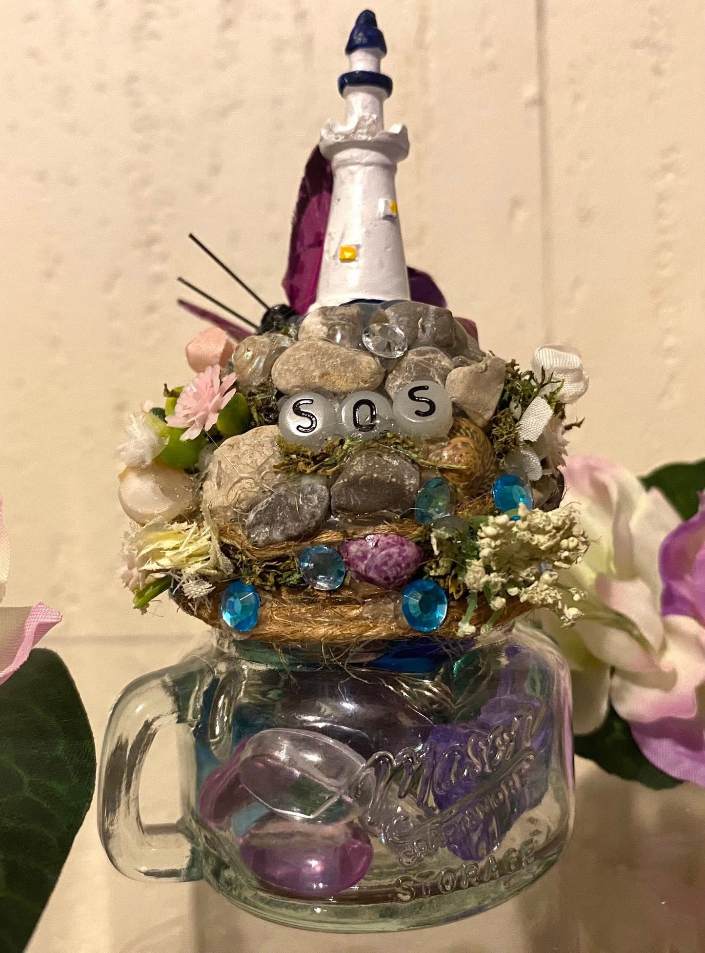 Xsm decorated Mason Jar