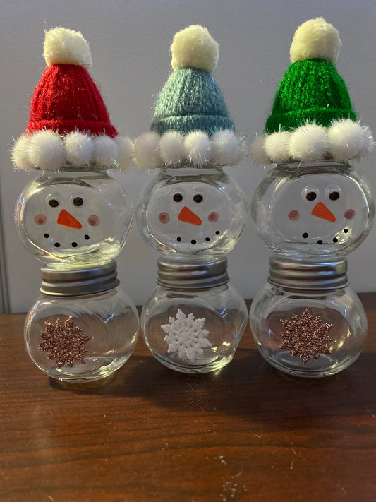 Hot chocolate snowman Jars