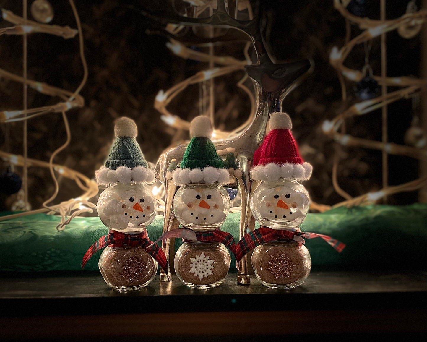 Hot chocolate snowman Jars