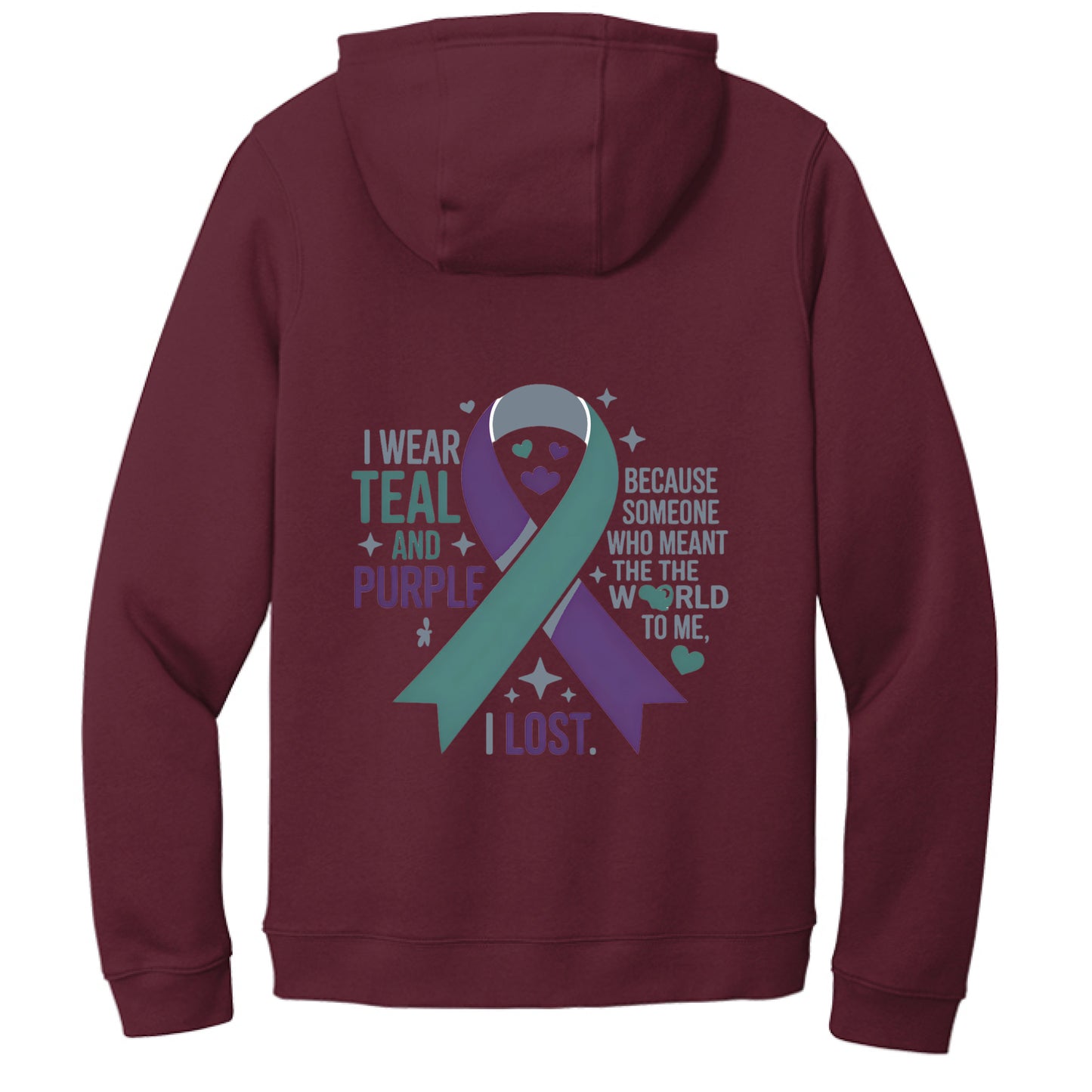 Dark Maroon - BACK